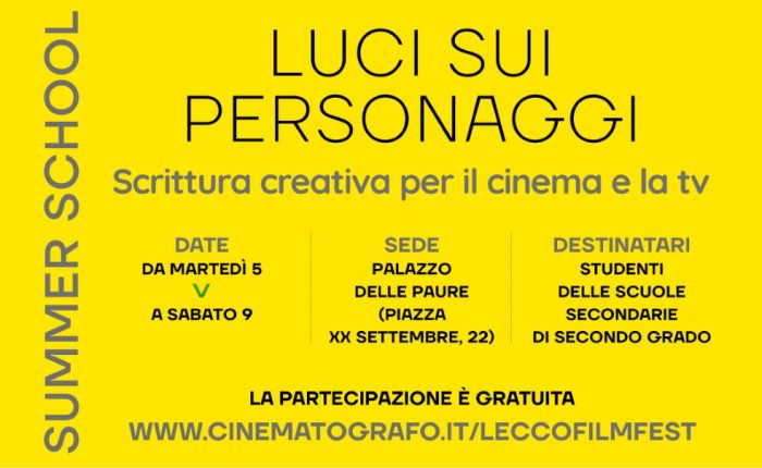 Lecco Film Fest: Luci sui personaggi